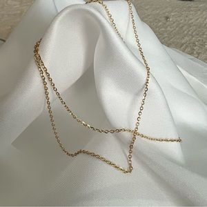 // 18K (750) REAL SOLID GOLD LINK CHAIN NECKLACE